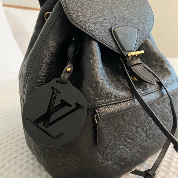 LOUIS VUITTON Empreinte Montsouris NM Backpack Black DISCONTINUED - Picture 8 of 16